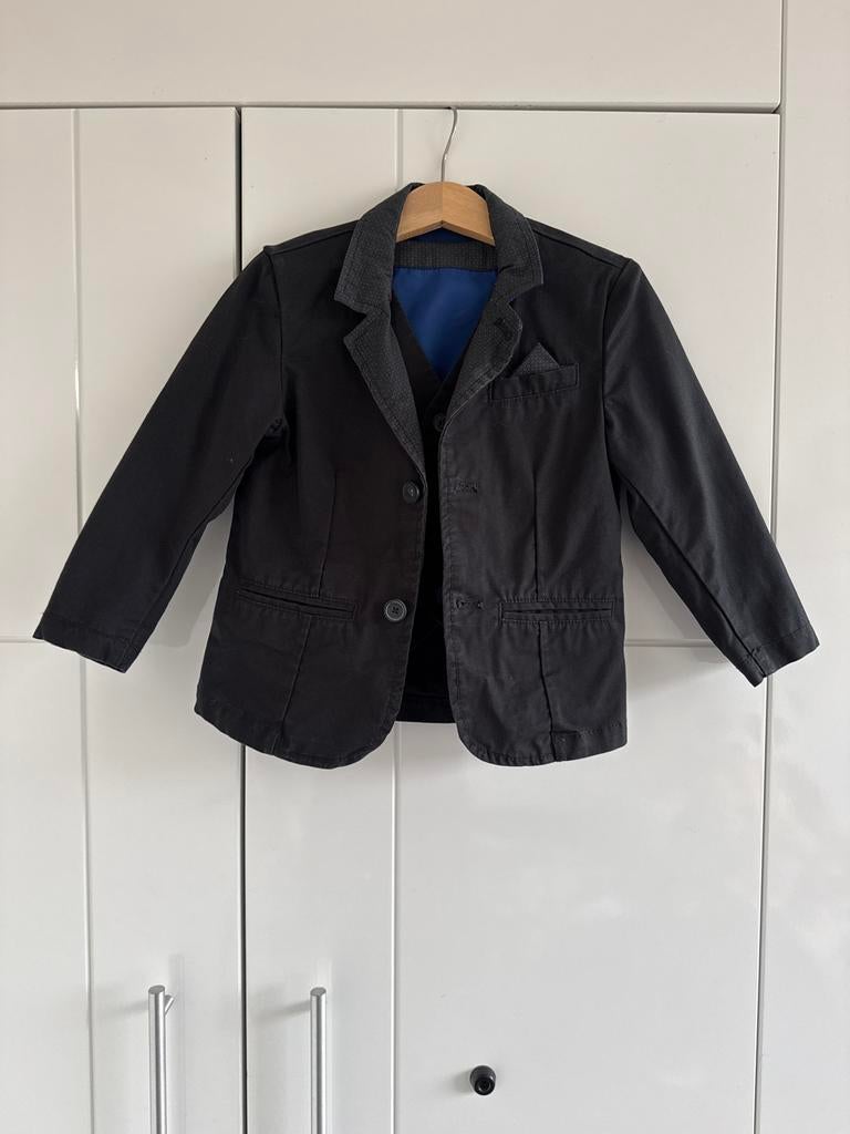 Overhemd met Gilet - Maat 104, Ophalen of Verzenden, Zo goed als nieuw, Jongen, Overhemd of Blouse
