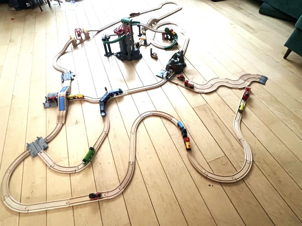 Brio Treinset, Ophalen, Gebruikt, Duw- of Trekspeelgoed