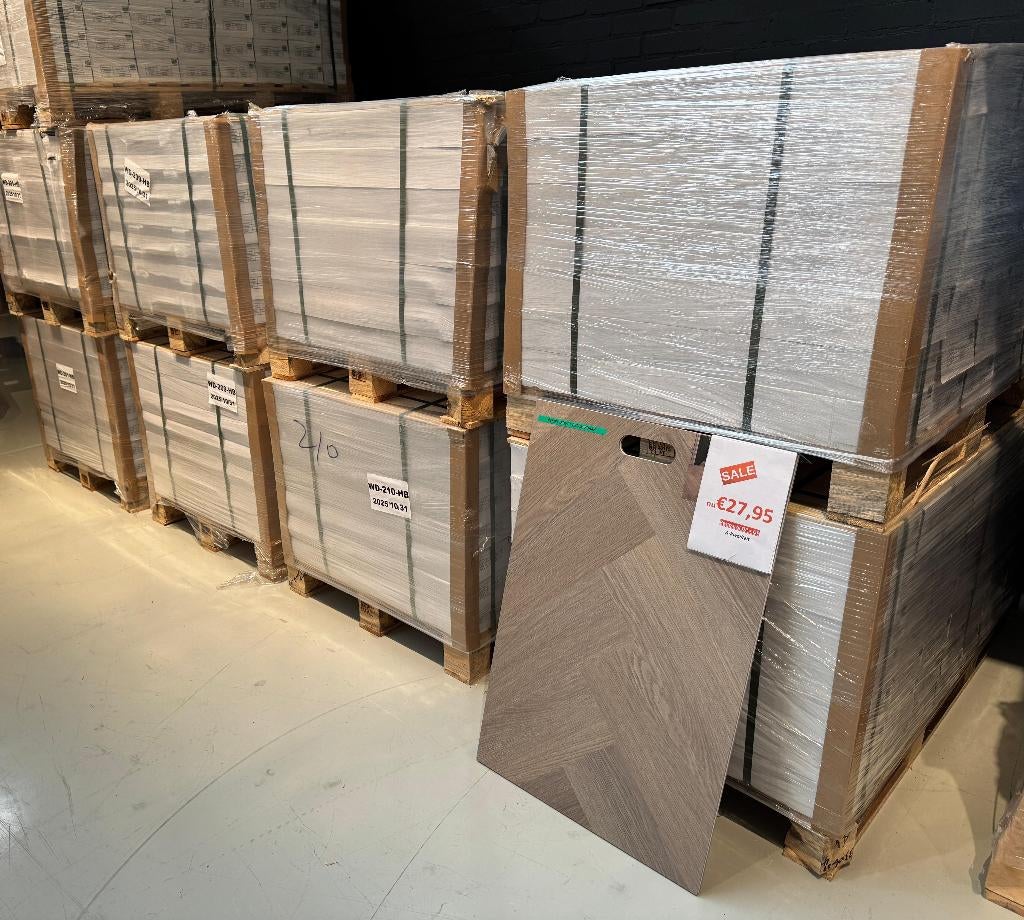 Direct ophalen | PVC Vloer klik visgraat pallets |Utrecht