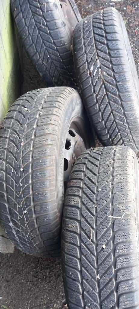 Winterbanden set voor Ford Focus/C-Max, Gebruikt, 16 inch, Banden en Velgen, Personenwagen