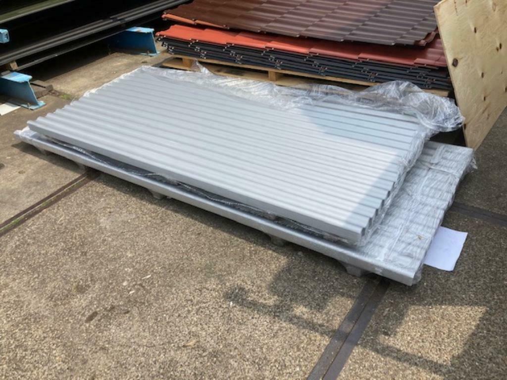 golfplaten staal Ral 9006, voor wand en dak , aanbieding, Doe-het-zelf en Verbouw, Dakpannen en Dakbedekking, Ophalen, Overige kleuren