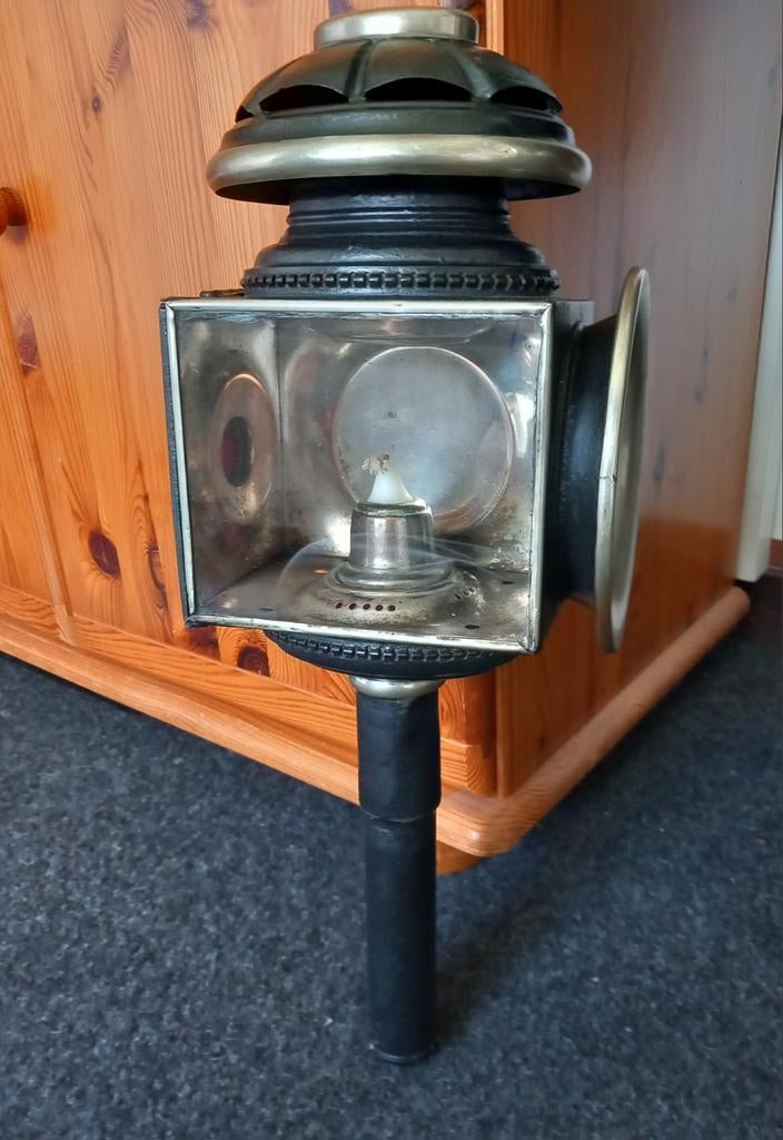 Oude koetslamp lantaarn., Antiek en Kunst, Antiek | Lampen, Ophalen