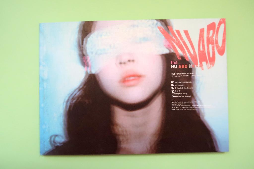 F(x) NU ABO K-pop Album CD, Photobook en Photocard, Verzenden, Zo goed als nieuw