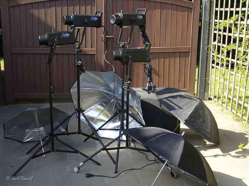 Set 4 Hensel Studio flitsers 500W/s en 1000w/s, Ophalen of Verzenden, Gebruikt, Overige merken