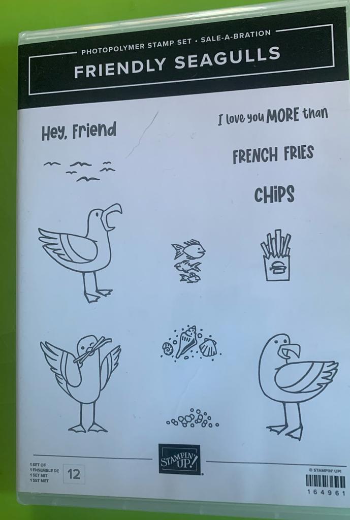 Friendly Seagulls Stempelset Stampin Up NIEUW, Ophalen of Verzenden, Nieuw, Clearstamp