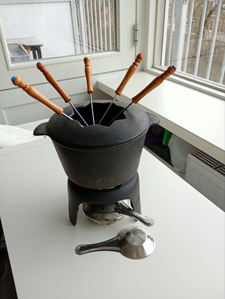 Fondue set - Compleet, Ophalen, Gebruikt, Brander, Fondueset