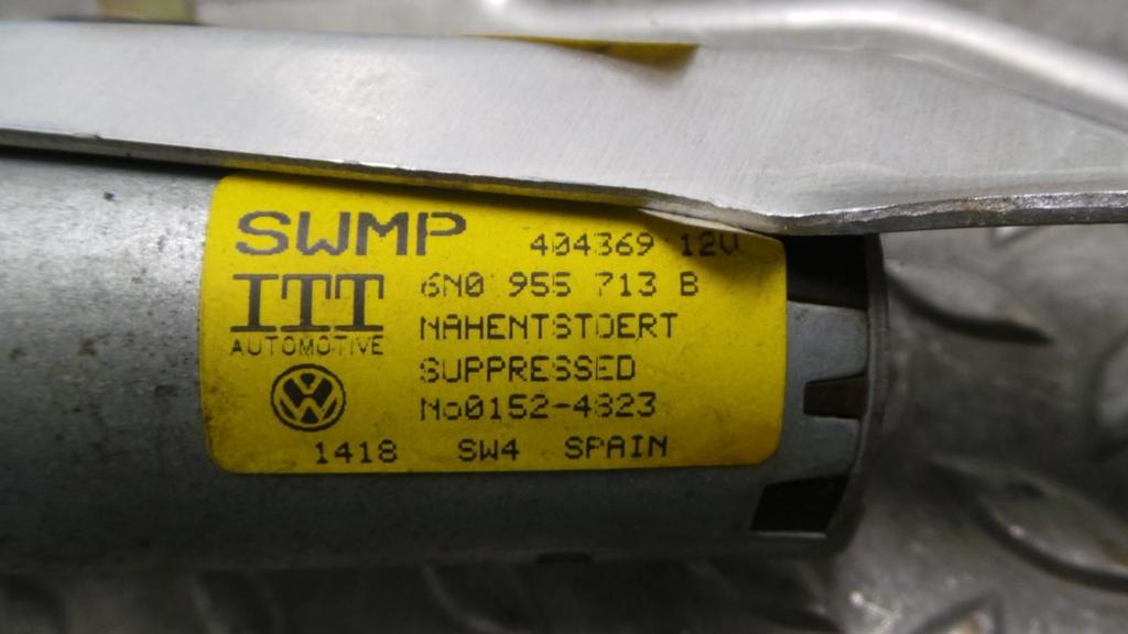 VOLKSWAGEN POLO RUITENWISSERMOTOR ACHTER 1998, Auto-onderdelen, Ophalen of Verzenden, Gebruikt, Stiba lid