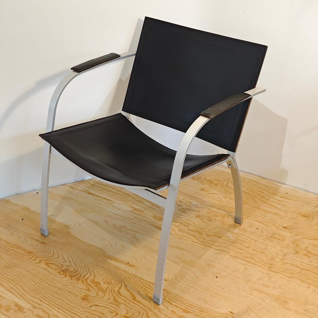 Vintage IKEA Tord Björklund lounge stoel, Ophalen, Zwart, Zo goed als nieuw, Onbekend