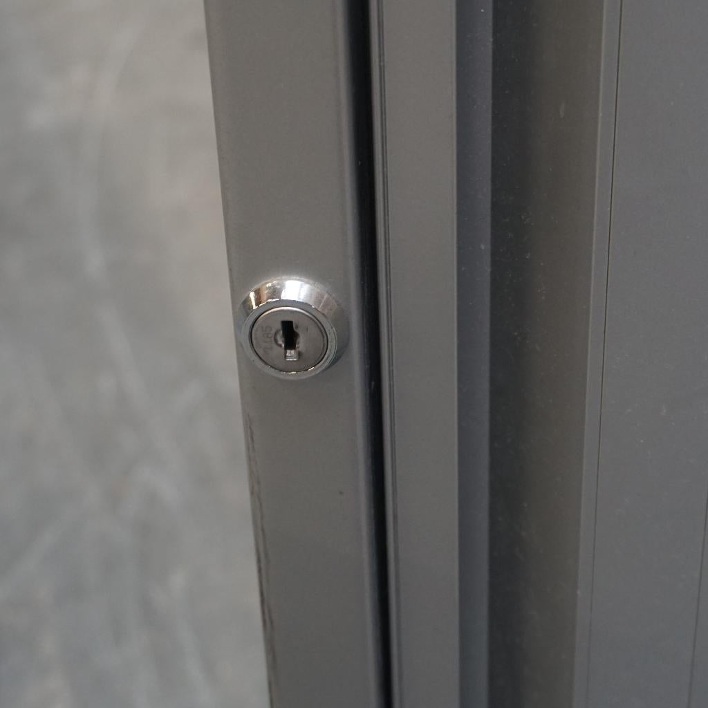 WPD Roldeurkast | Archiefkast | 76 x 100 x 45 cm | Grijs, Gebruikt, -, -, Met slot