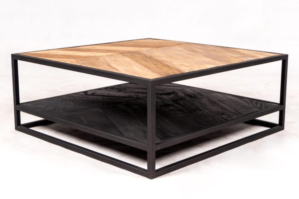 OMG salontafel ROF013 l Whoon l Room108 l van €599 voor €149, Ophalen, 50 tot 100 cm, Teakhout, Vierkant