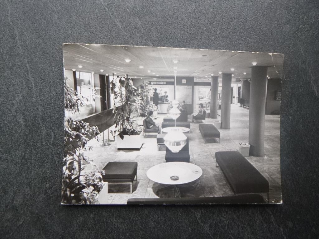 Rotterdam, Sint Clara ziekenhuis centrale hal/interieur 1973, Verzenden, 1960 tot 1980, Gelopen, Zuid-Holland