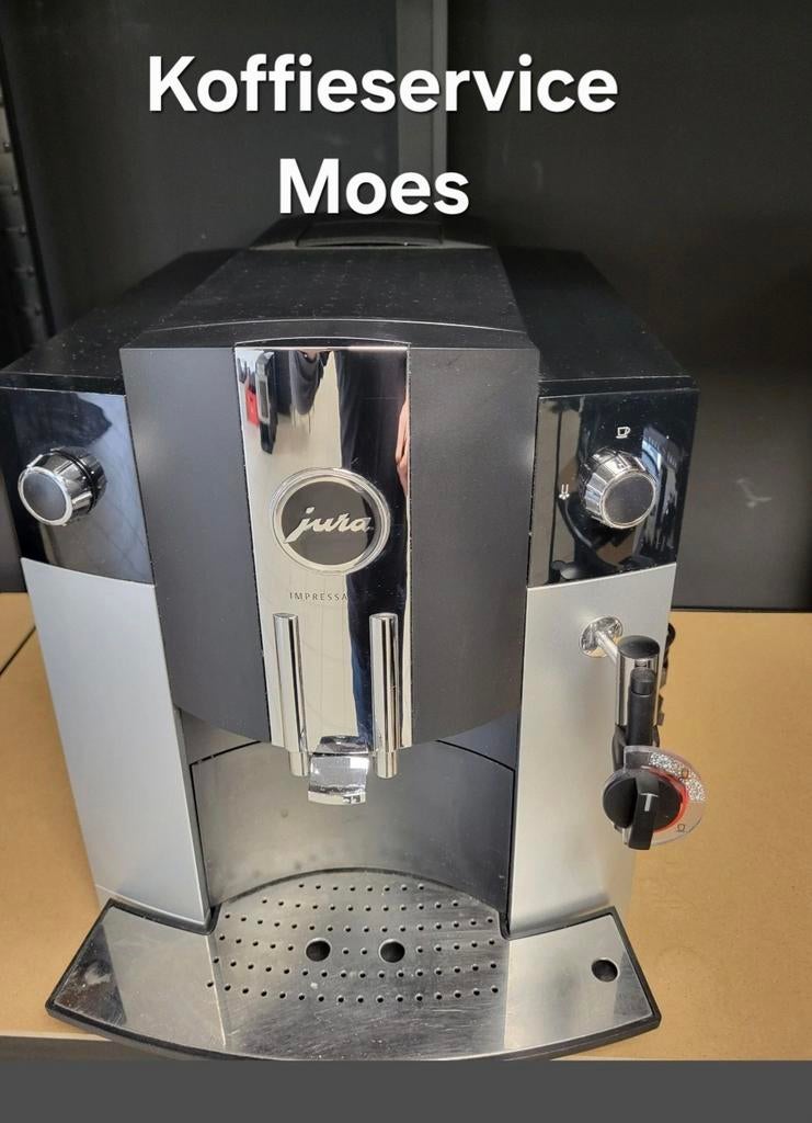 Jura C65 aroma + maalwerk gebruikt gereviseerd €225,-, Witgoed en Apparatuur, Koffiezetapparaten, Stoompijpje, 10 kopjes of meer