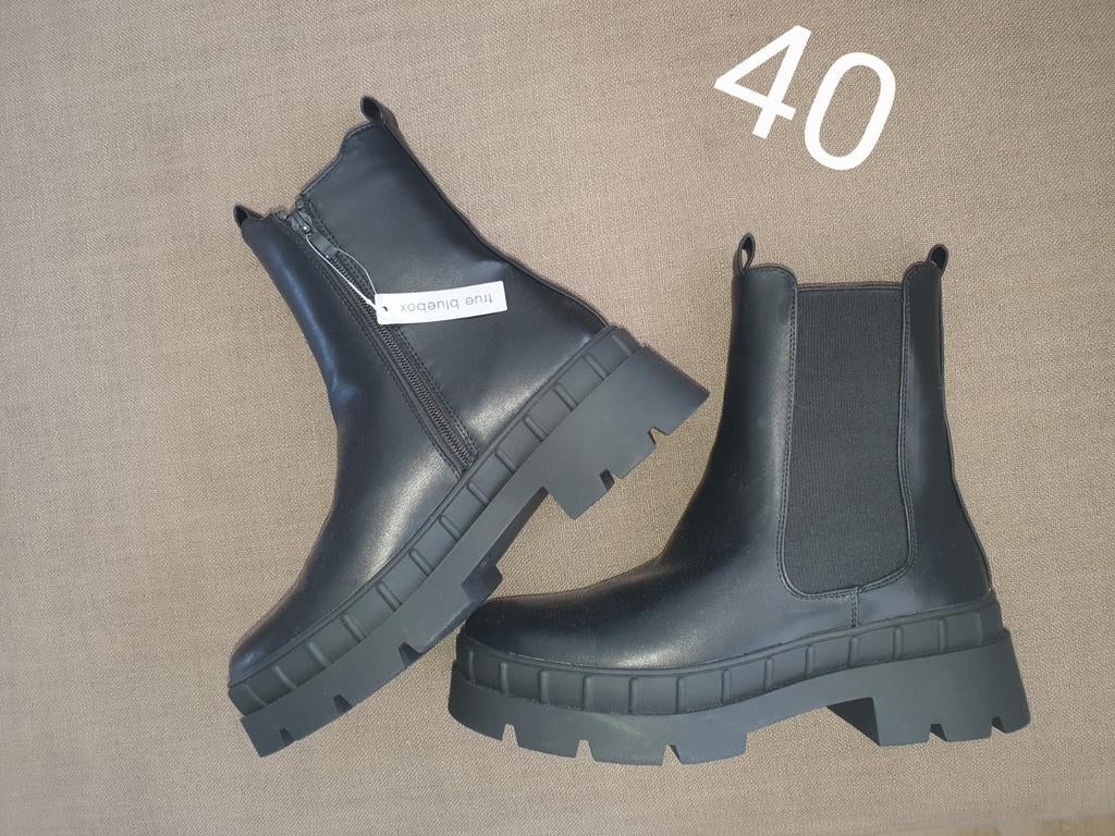 Nieuw laarzen zwart 40 boots zara h&m look 💫, Zwart, Lage of Enkellaarzen, Nieuw, Ophalen of Verzenden
