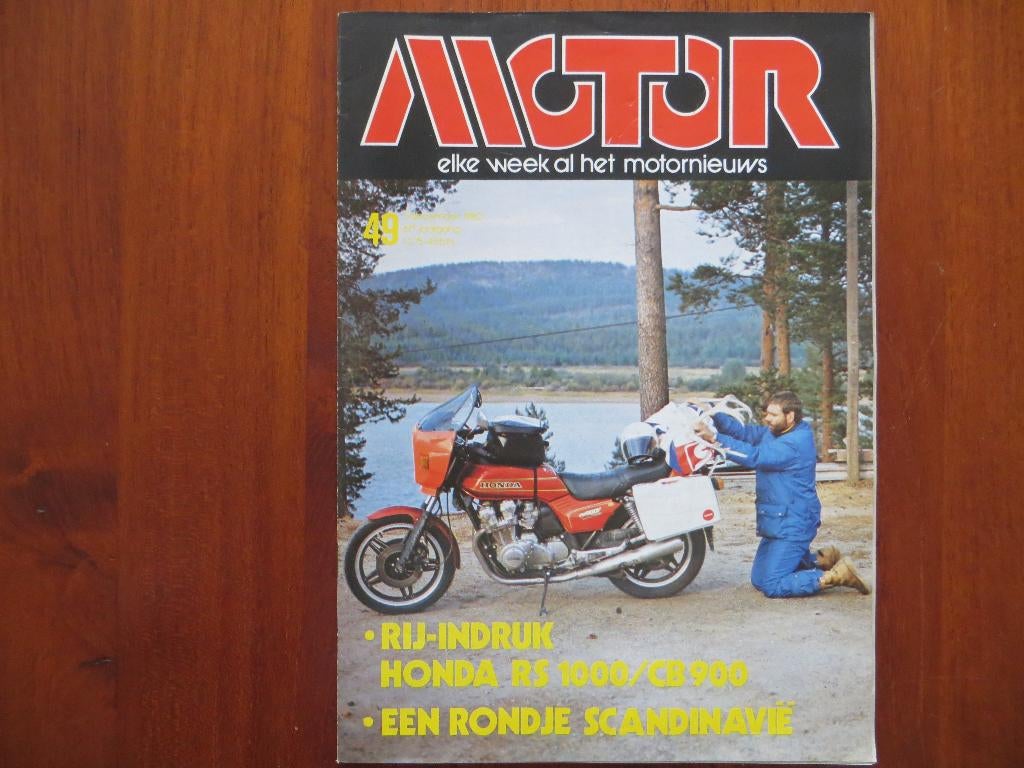 Motor 49 1980 Honda RS 1000/CB 900, Honda’s van Eddy Lejeune, Ophalen of Verzenden, Nieuw, Motoren