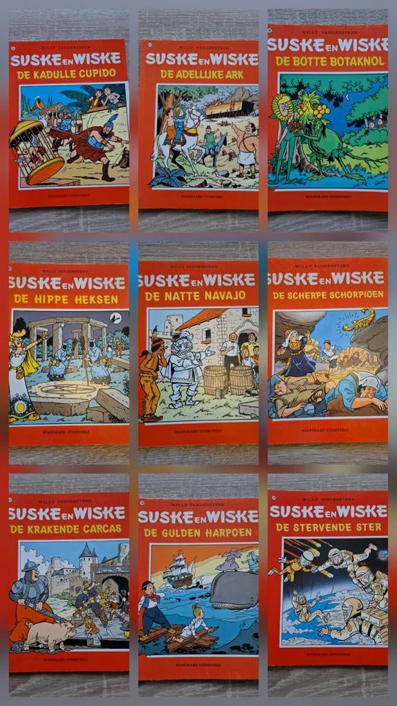 Suske en Wiske stripboeken | Per stuk € 1,25, Meerdere stripboeken, Verzenden, Gelezen, Willy Vandersteen