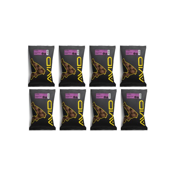 8 PACK | Avid Monster Crab & Plum Boilies 20mm 1kg, Ophalen of Verzenden, Nieuw, Overige typen