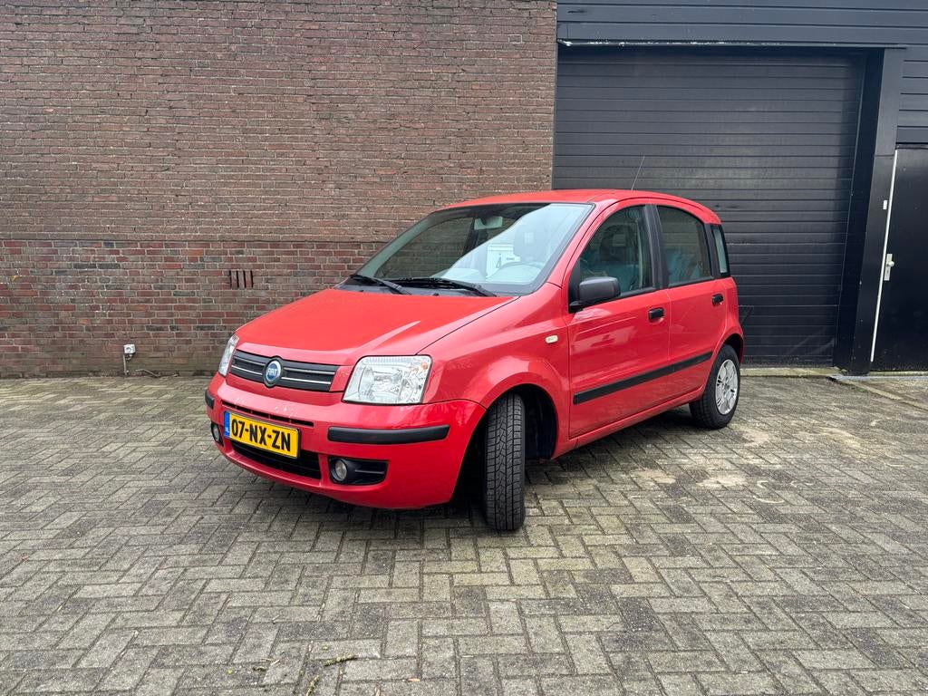 Fiat Panda 1.2 2004 Rood, Auto's, Voorwielaandrijving, Stof, Origineel Nederlands, Overige kleuren