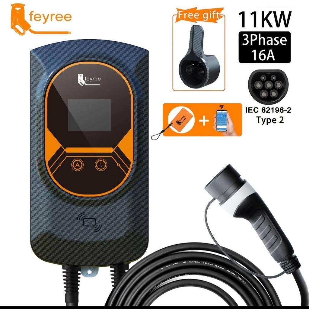 Laadpaal 11KW 16A 3 Fase Type 2, Ophalen of Verzenden, Zo goed als nieuw, Laadpaal