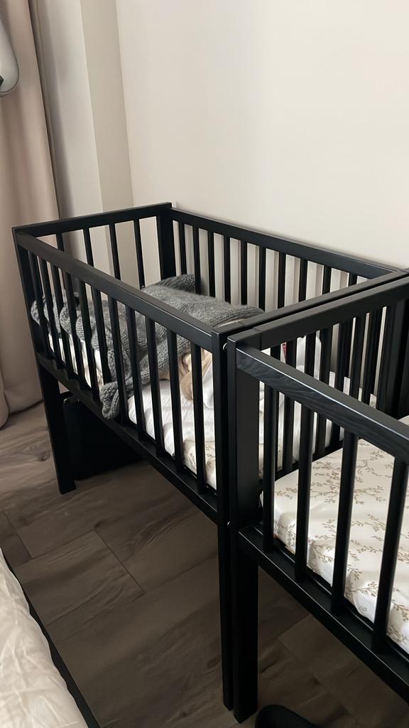 Twee cosleepers te koop, Ophalen, Ledikant