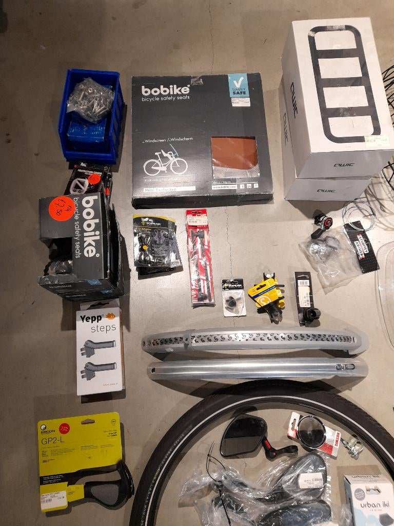Partij nieuwe Fiets accesoires  NU 100,00, Ophalen, Nieuw