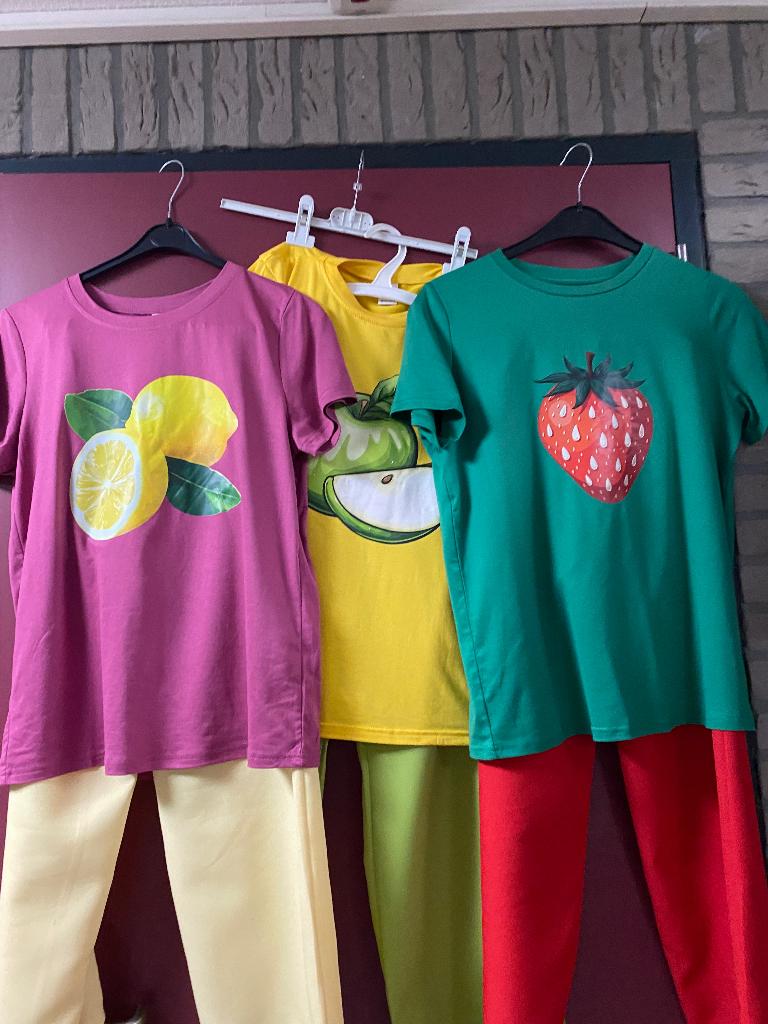 Fruit t shirts pakken met broek, Ophalen of Verzenden, Jongen of Meisje
