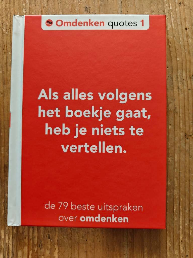 Als alles volgens het boekje gaat, heb je niets te vertellen, Ophalen of Verzenden