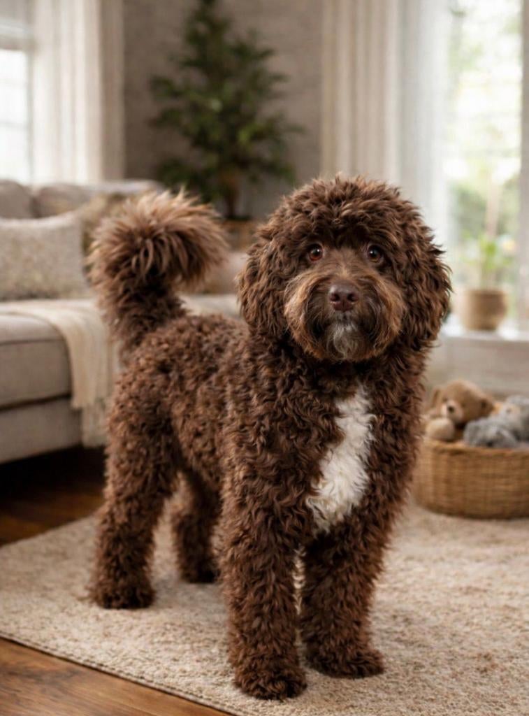 Dekreu labradoodle PURE AL 48 cm, Reu, 1 tot 2 jaar, Parvo, Eén hond