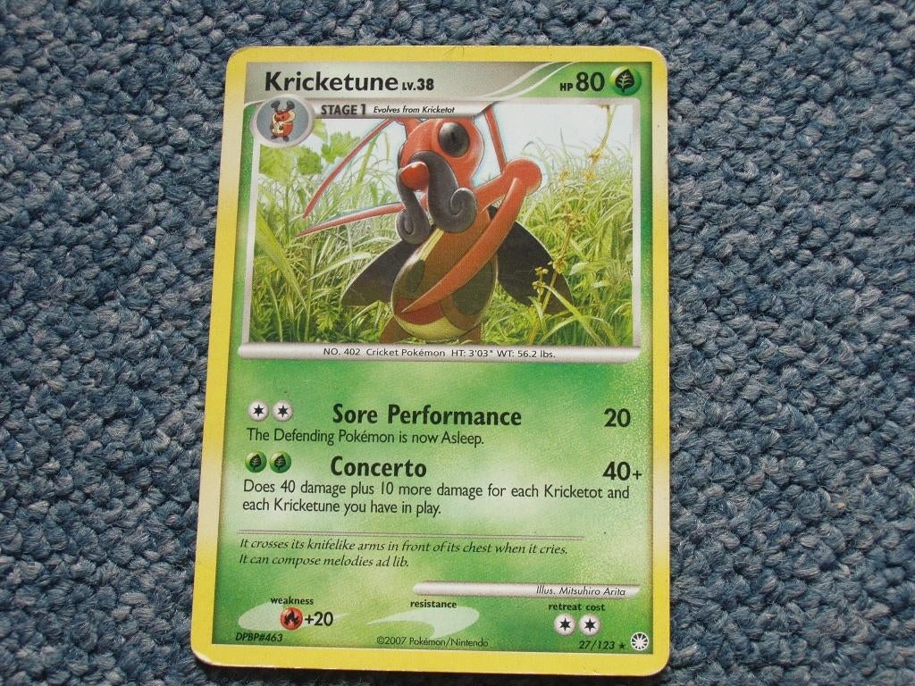 Kricketune Sterretje kaart: DP - Mysterious Treasures., Ophalen of Verzenden, Zo goed als nieuw, Losse kaart