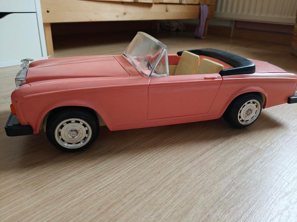 Vintage barbie roze Rolls Royce Classic cabrio, Ophalen of Verzenden, Overige merken