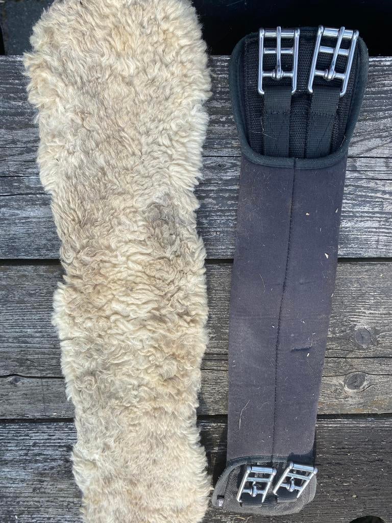 Singel met bont 45 cm, Ophalen of Verzenden, Zo goed als nieuw, Dressuur