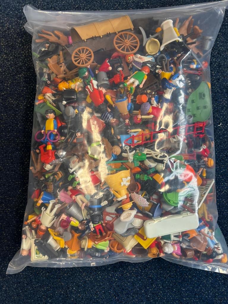 Partij Playmobil ca 7 kg, Ophalen, Gebruikt, Los playmobil, Nijnsel