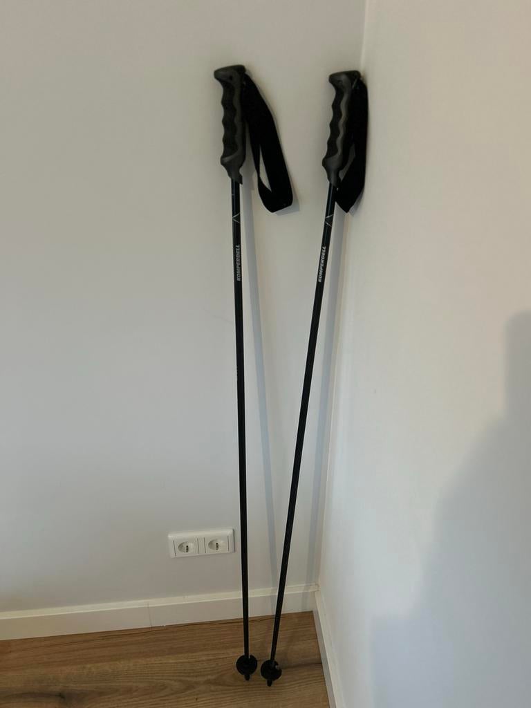 Komperdell Carbon pure stokken 130cm, Sport en Fitness, Overige merken, Gebruikt, Stokken, 100 tot 140 cm