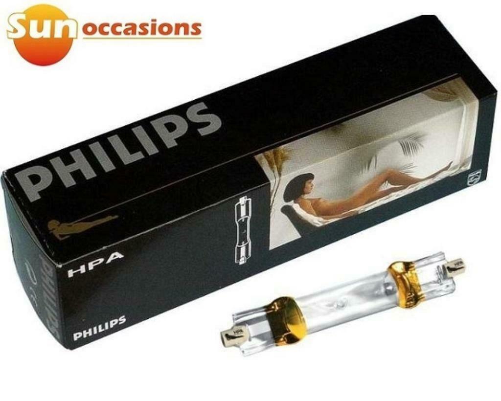 Philips HB 811 met NIEUWE lampen +Garantie + GRATIS bezorgen, Ophalen of Verzenden, Zo goed als nieuw, Zonnebank enkelzijdig, Minder dan 10 lampen