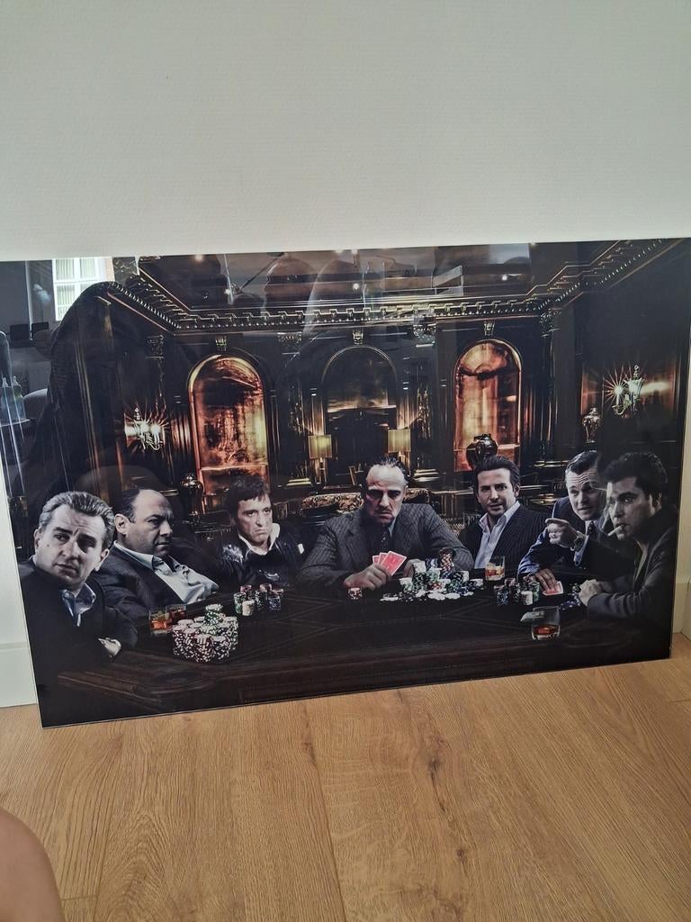 Schilderij gangster, Ophalen of Verzenden