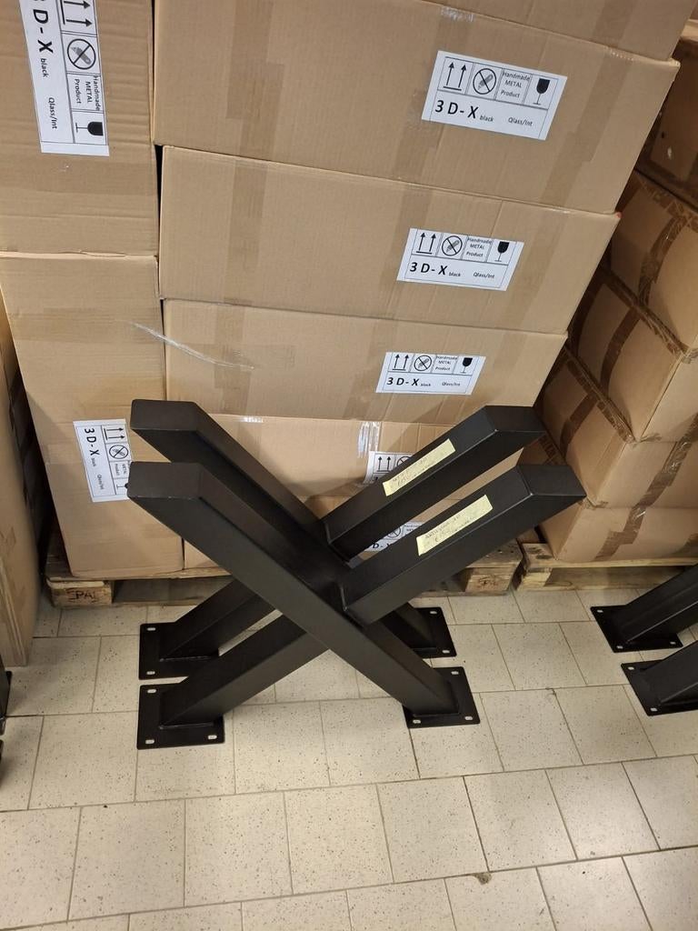 MOET WEG 3D-X Tafelpoten - 30 Sets - Zware Kwaliteit - Zwart, Huis en Inrichting, Tafelonderdelen, Ophalen, Tafelpoot, Minder dan 50 cm