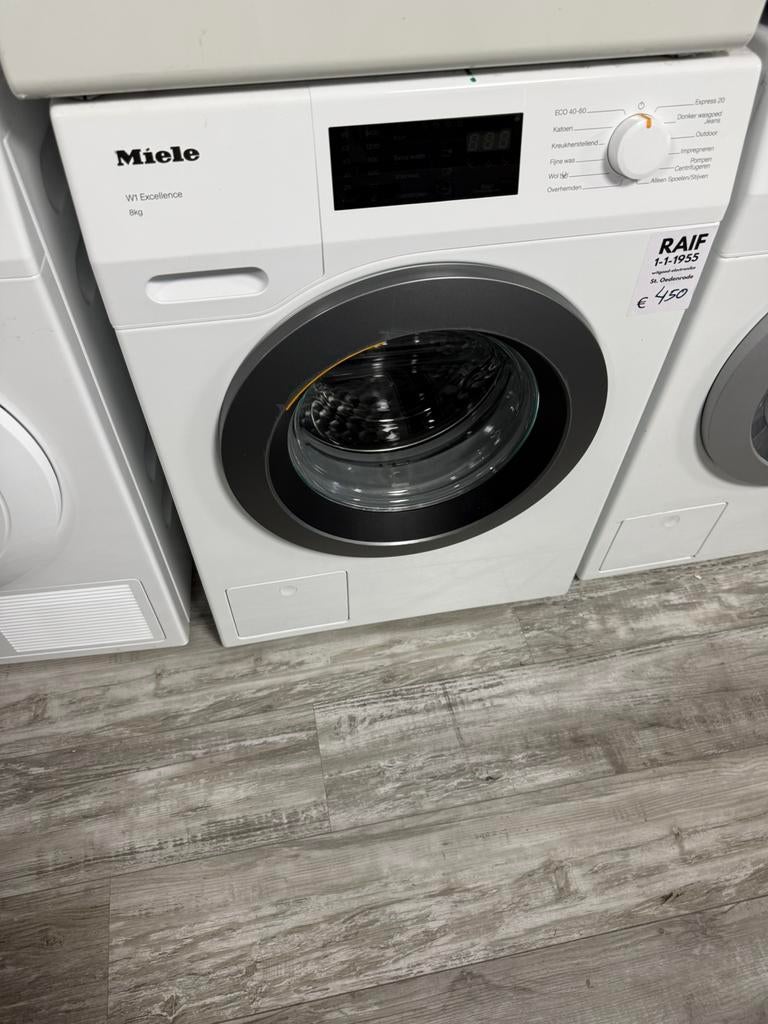 W1 Miele wasmachineWED 035 WPS Excellence 8kg  gebruikt