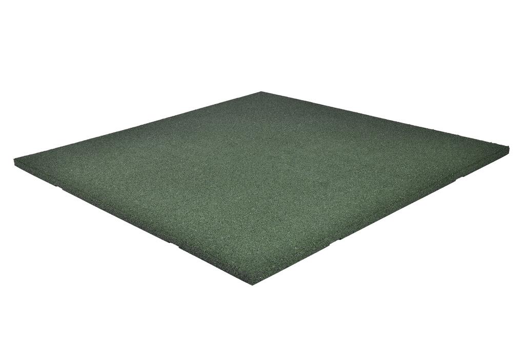 Foto 2 van Groene Rubber Tegels! `100 x 100 x  2.5cm €21.45,- per stuk!