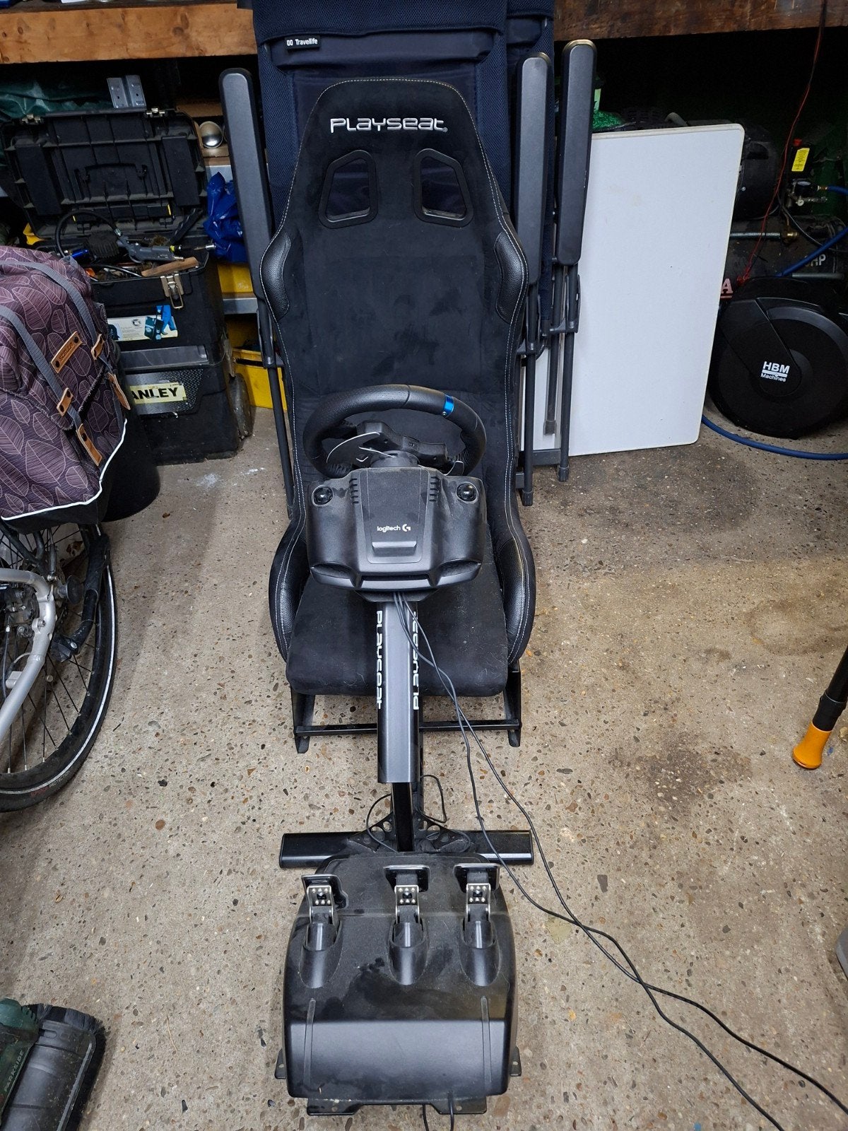 Playseat met Logitech G29 racestuur en pedalen en PS4., Ophalen of Verzenden, Zo goed als nieuw