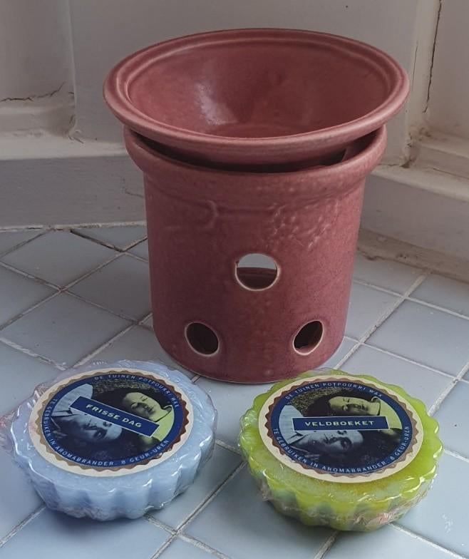 Geurbrander, aromabrander, oliebrander, wax keramiek zgan, Overige materialen, Ophalen of Verzenden, Zo goed als nieuw, Minder dan 25 cm