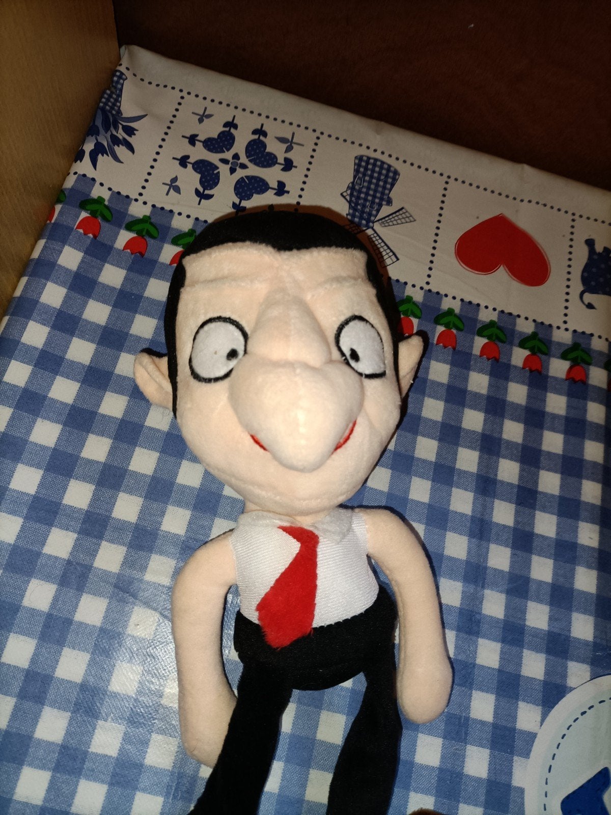 Mr. Bean knuffel 31 cm groot, Ophalen of Verzenden, Zo goed als nieuw, Overige typen