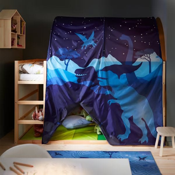 IKEA KURA keerbaar kinderbed 90x200, Kinderen en Baby's, Ophalen, Zo goed als nieuw, Hoogslaper