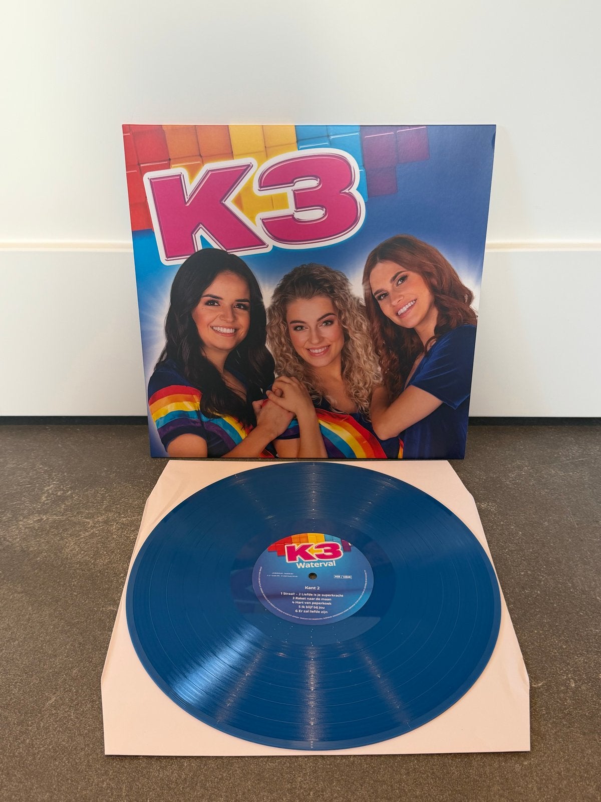 K3 - Waterval (Blauw Vinyl) - Limited Edition LP, LP, Pop, Colored vinyl, Ophalen of Verzenden