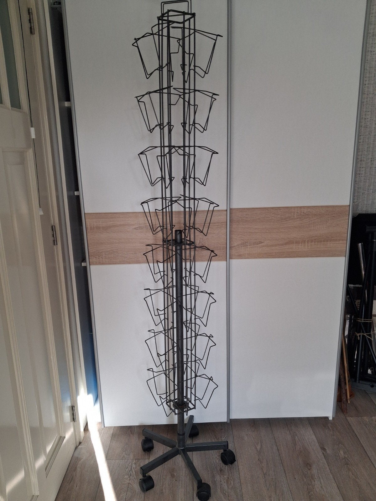 Draaibaar Kaartenrek met 32 Vakken, 180 cm Hoog, Ophalen of Verzenden