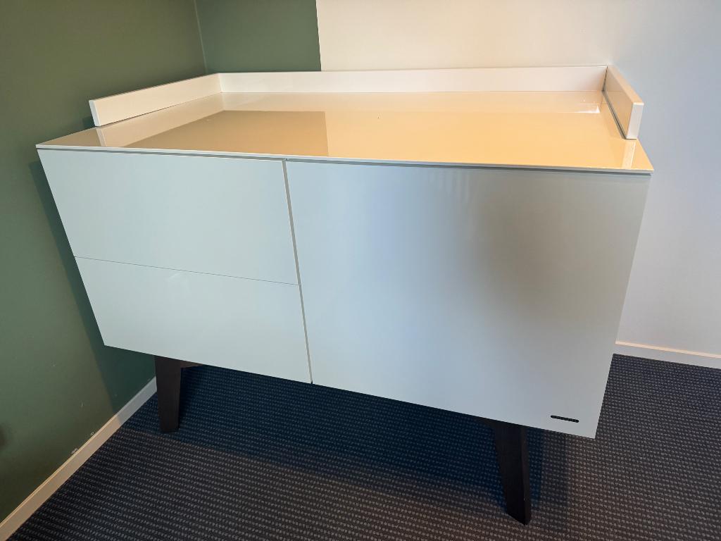 Kidsmill witte hoogglans commode, Ophalen, Gebruikt, 70 cm of meer, 100 cm of meer