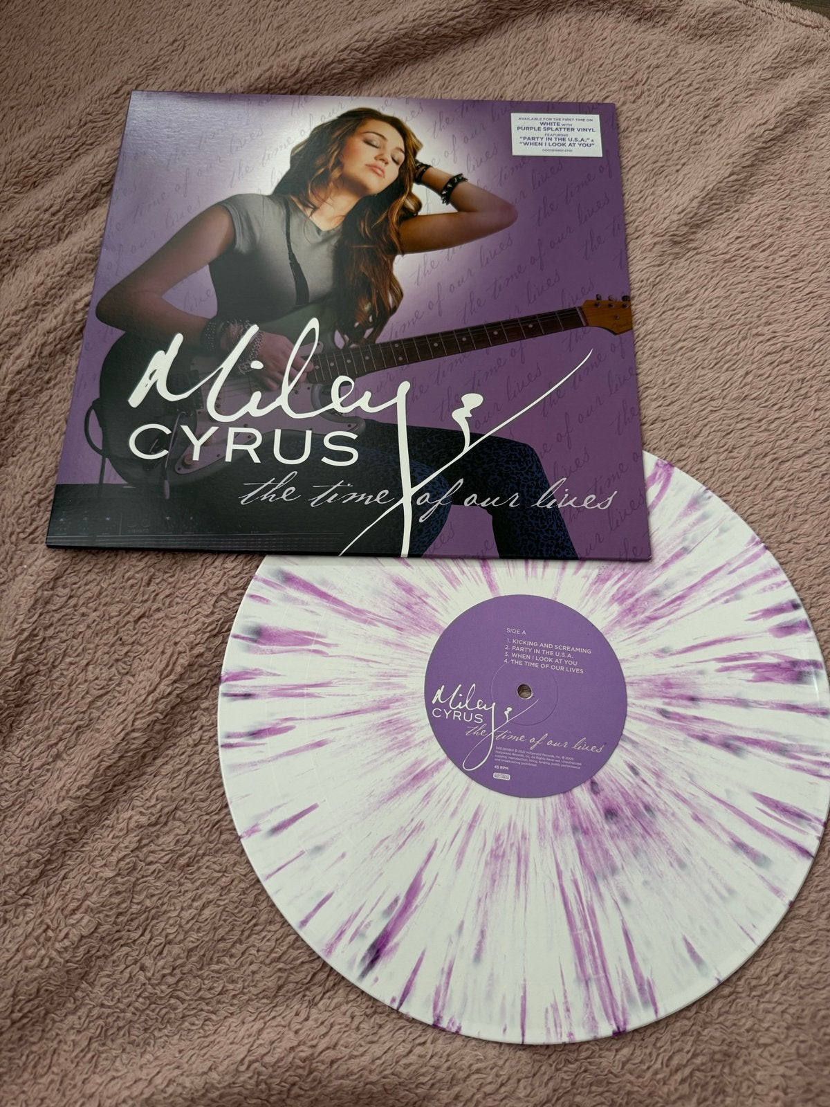 Miley Cyrus - The Time of Our Lives (Splatter Vinyl), LP, Pop, Colored vinyl, Ophalen of Verzenden