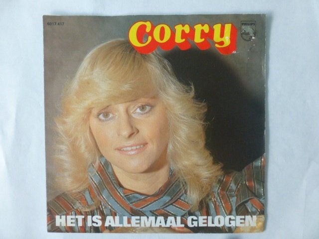 Corry. Het is allemaal gelogen. / De Zaterdagavond., Ophalen of Verzenden, Gebruikt, 7 inch, Nederlandstalig