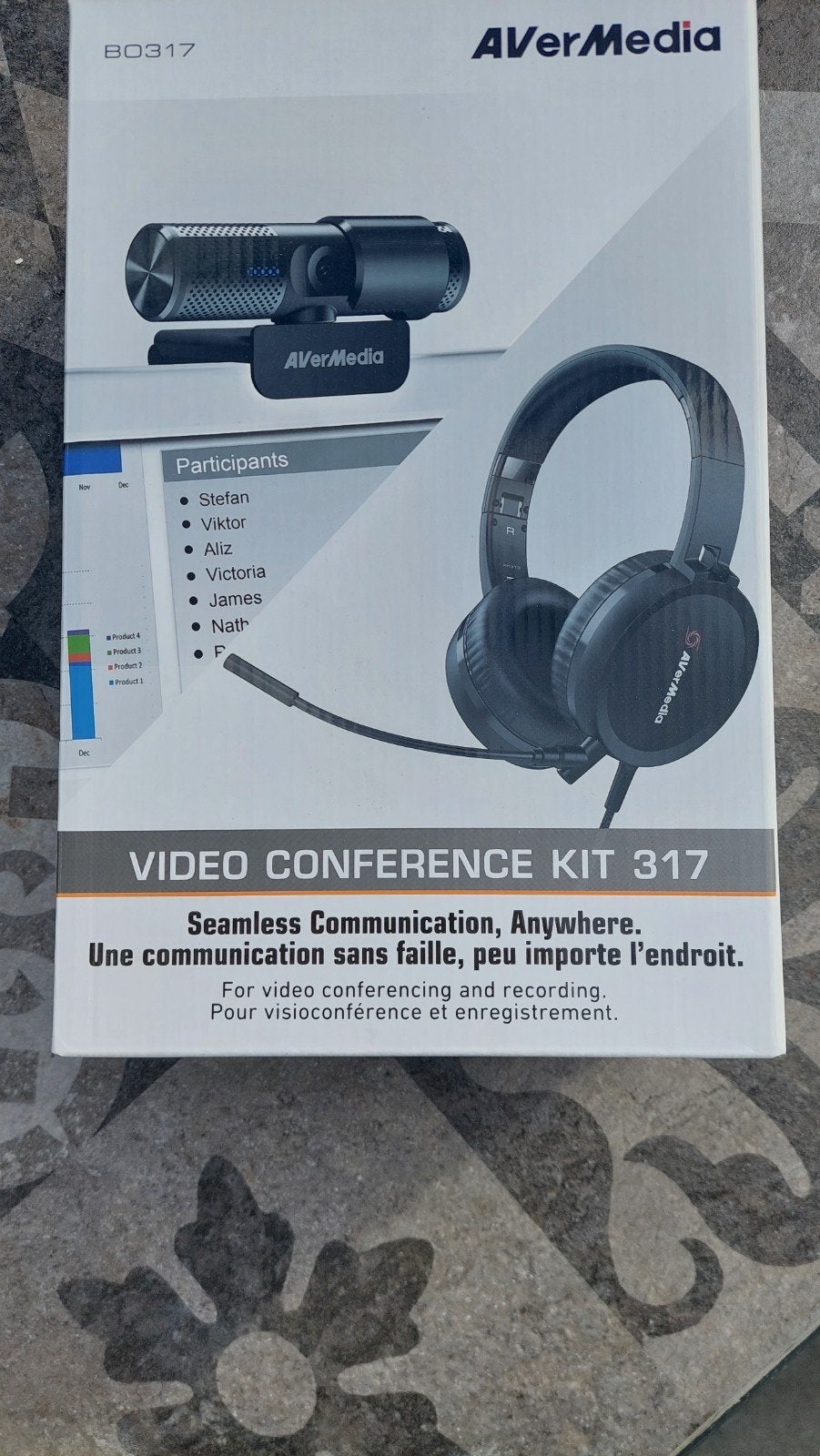 AverMedia Video Conference Kit 317 - Webcam & Headset, Computers en Software, MacOS, Nieuw, AverMedia, Ophalen of Verzenden