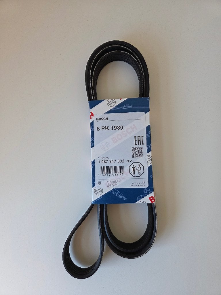 Bosch 6PK1980 V-riem | Multiriem | Poly V-belt | 1980 mm, Ophalen of Verzenden, Nieuw
