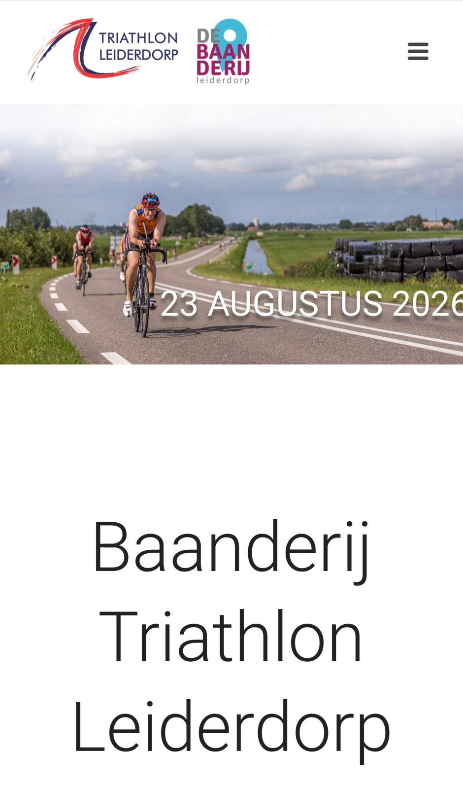 Startnummer 1/4 afstand Leiderdorp Triathlon, Tickets en Kaartjes, Eén persoon, Overige soorten