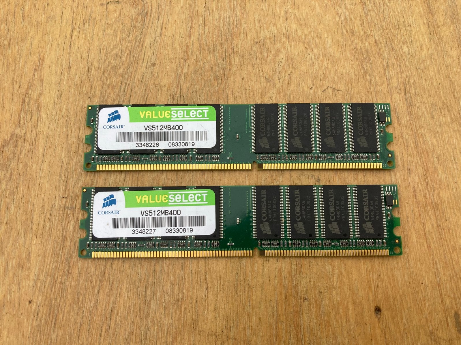 Corsair 1GB DDR(1) geheugen set, Computers en Software, RAM geheugen, 1 GB of minder, Ophalen of Verzenden, Desktop, DDR